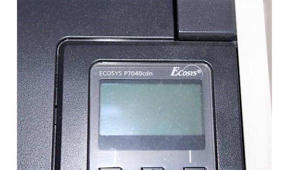 printer KYOCERA, type Ecosys P7040CDN, werking niet gekend, zonder kabels